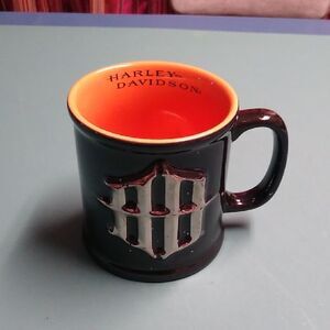 Harley-Davidson Black and Orange Mug 2001